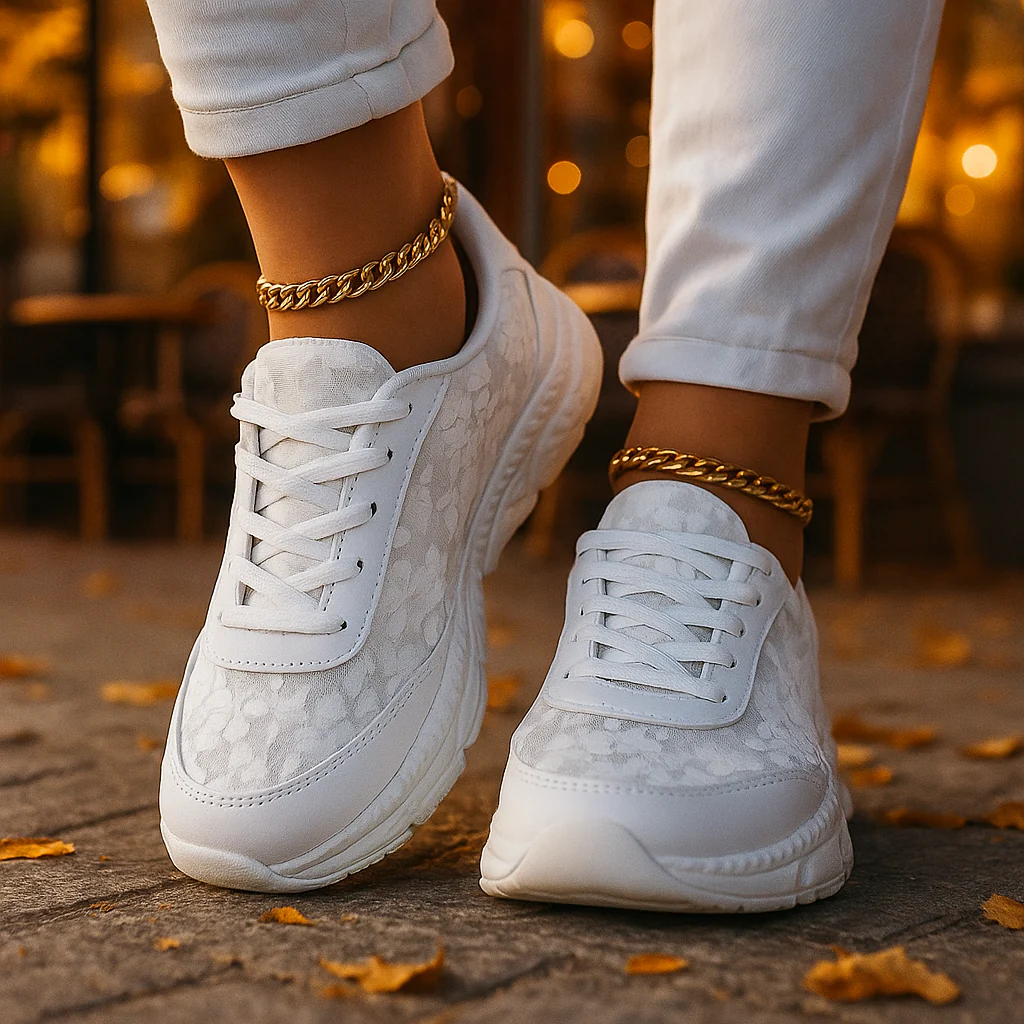 Parisfemme - Baskets orthopédiques de luxe - Femmes - Confort ergonomique - Image 3
