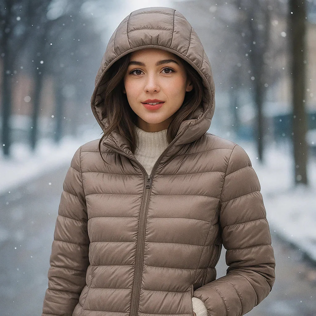 Parisfemme Doudoune Réversible Femme - 2-en-1 - Chaude - Légère - Hiver - Image 10