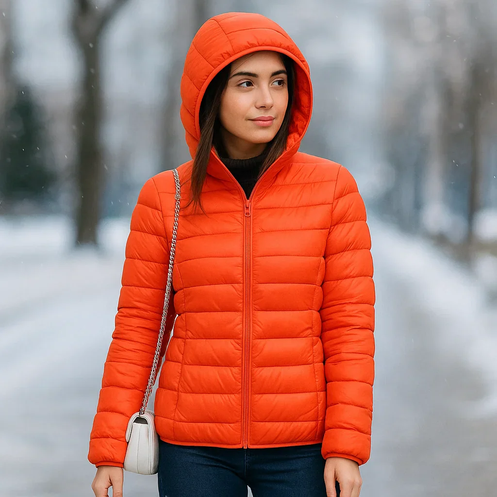 Parisfemme Doudoune Réversible Femme - 2-en-1 - Chaude - Légère - Hiver - Image 11
