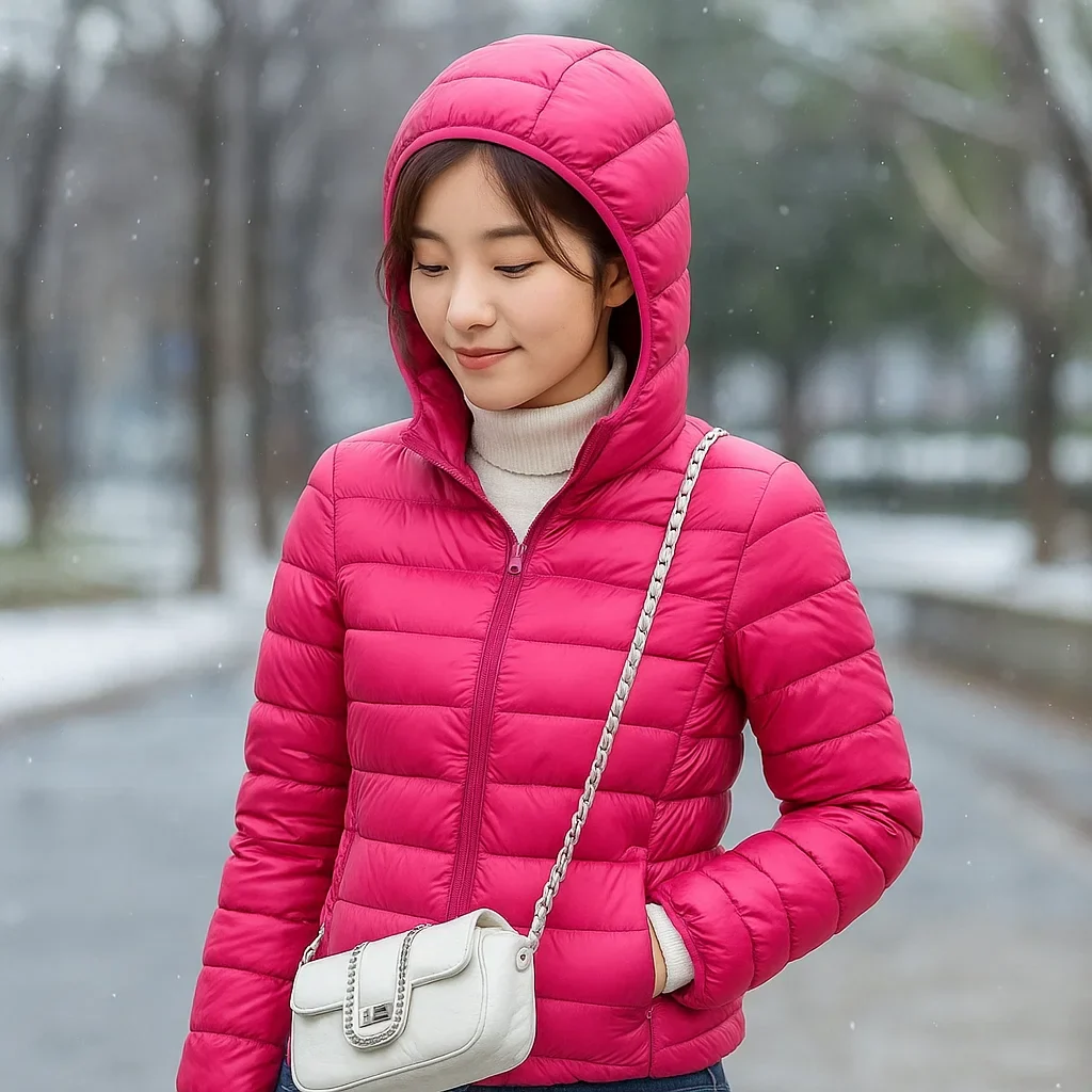 Parisfemme Doudoune Réversible Femme - 2-en-1 - Chaude - Légère - Hiver - Image 17