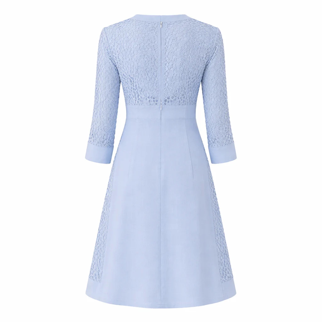 Parisfemme - Robe Deux-Pièces - Dentelle Délicate - Élégante Femme - Image 10