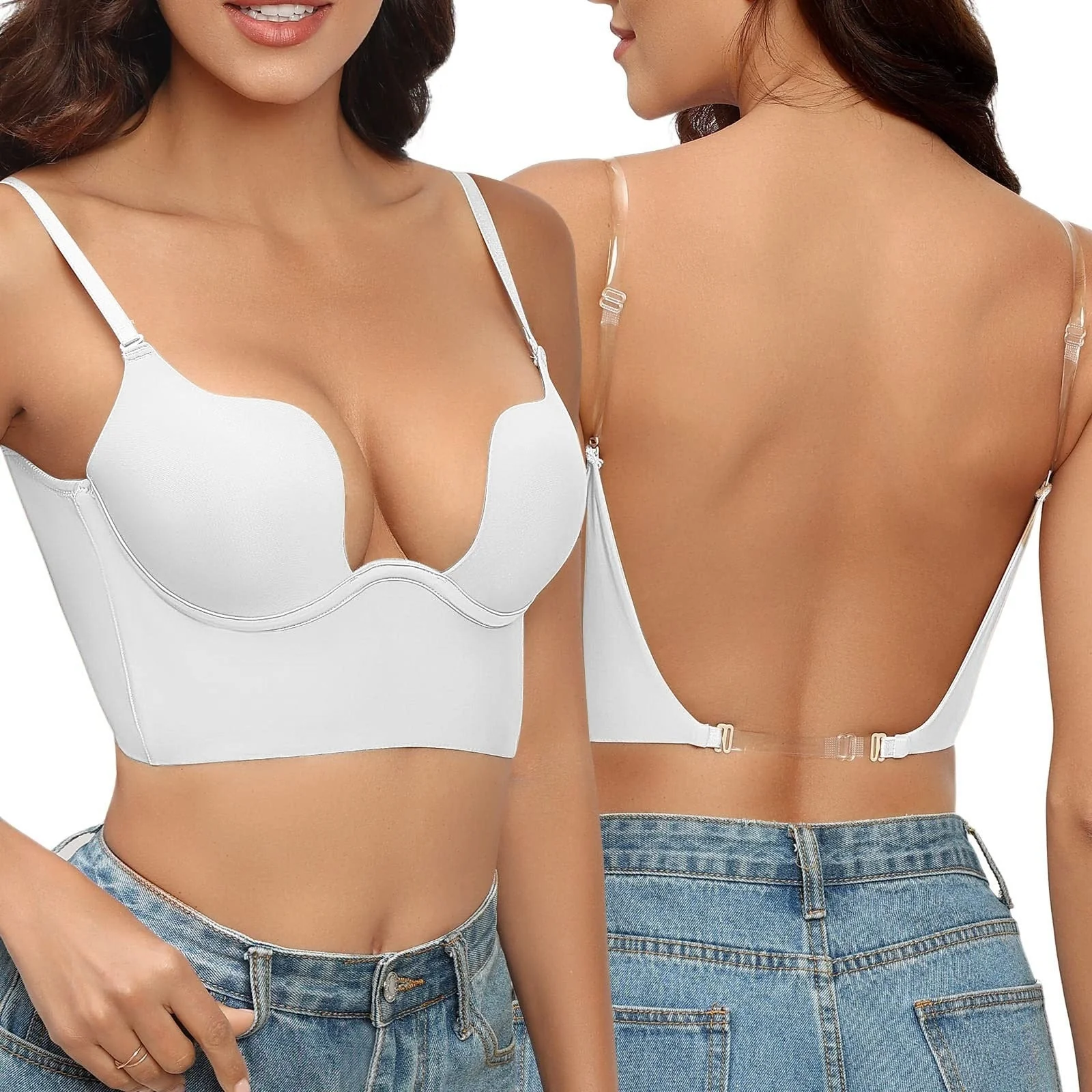 Parisfemme - Soutien-gorge sans couture - Dos dénudé - Image 5