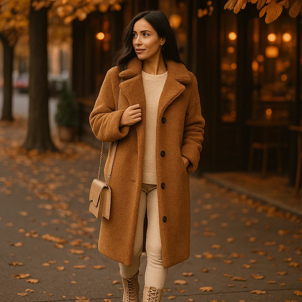 Parisfemme - Trench en Duvet - Manteau Femme - Image 2