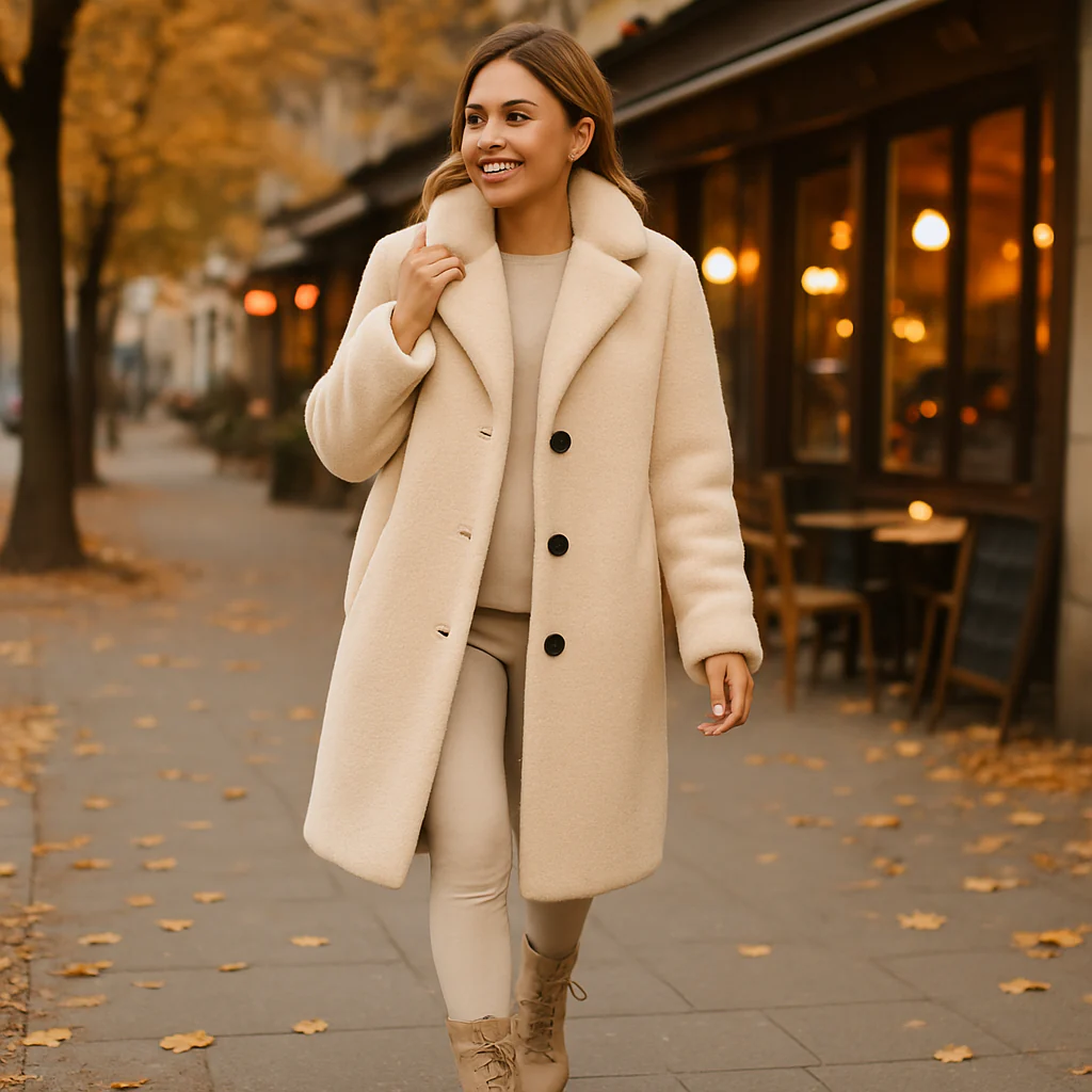 Parisfemme - Trench en Duvet - Manteau Femme - Image 3