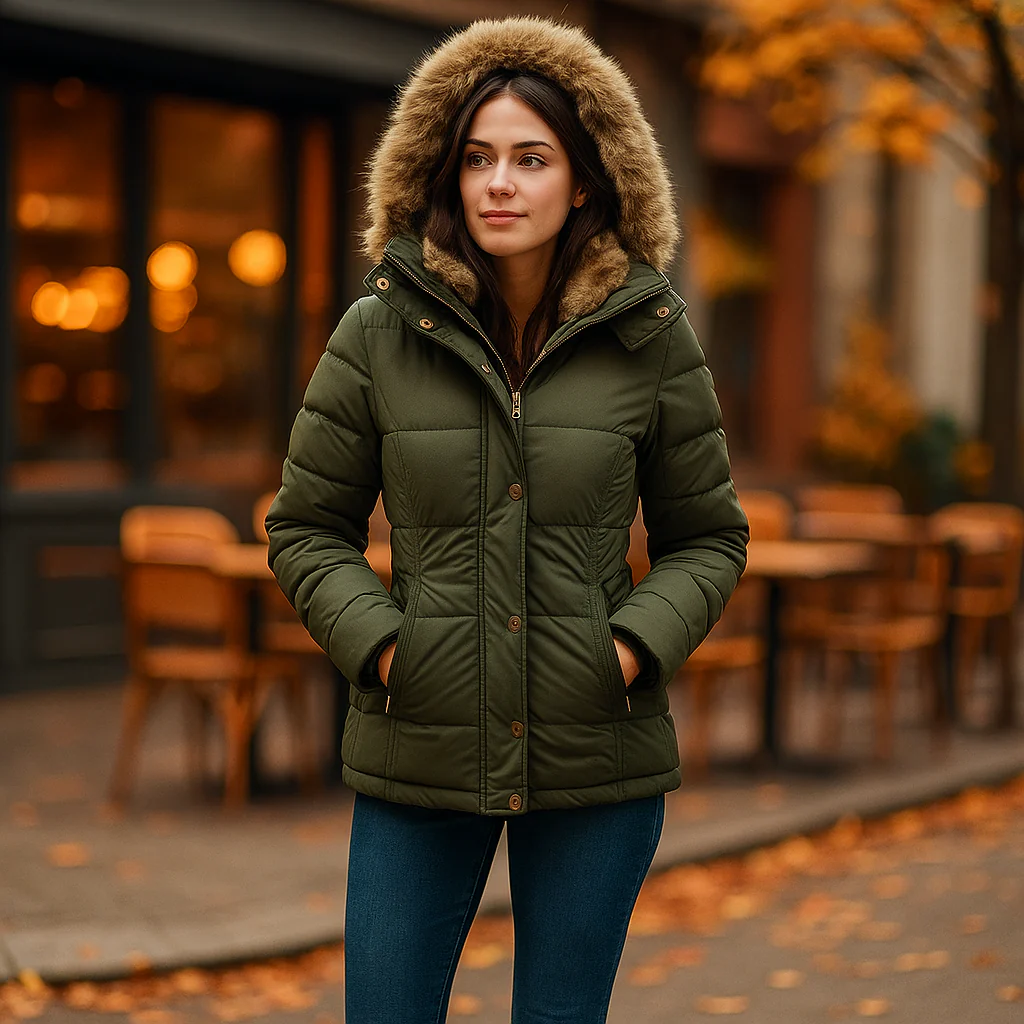 Parisfemme - Veste d'hiver féminine THE MIRANDA - Chaude Élégante - Image 2
