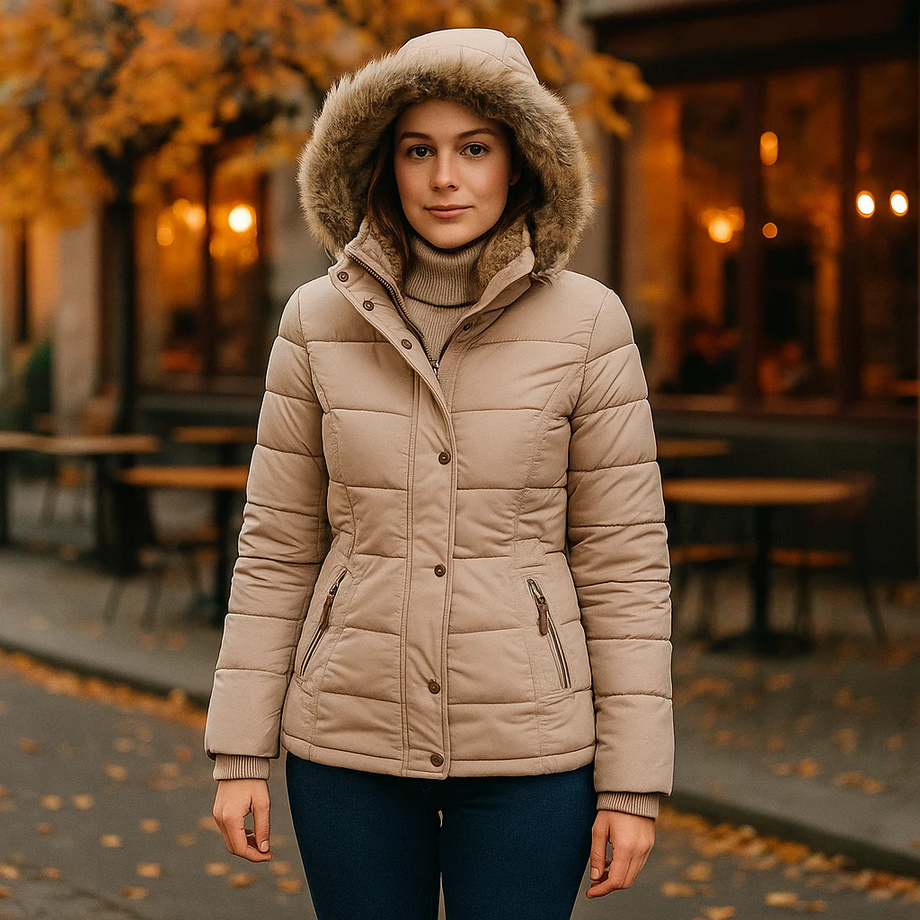 Parisfemme - Veste d'hiver féminine THE MIRANDA - Chaude Élégante - Image 4
