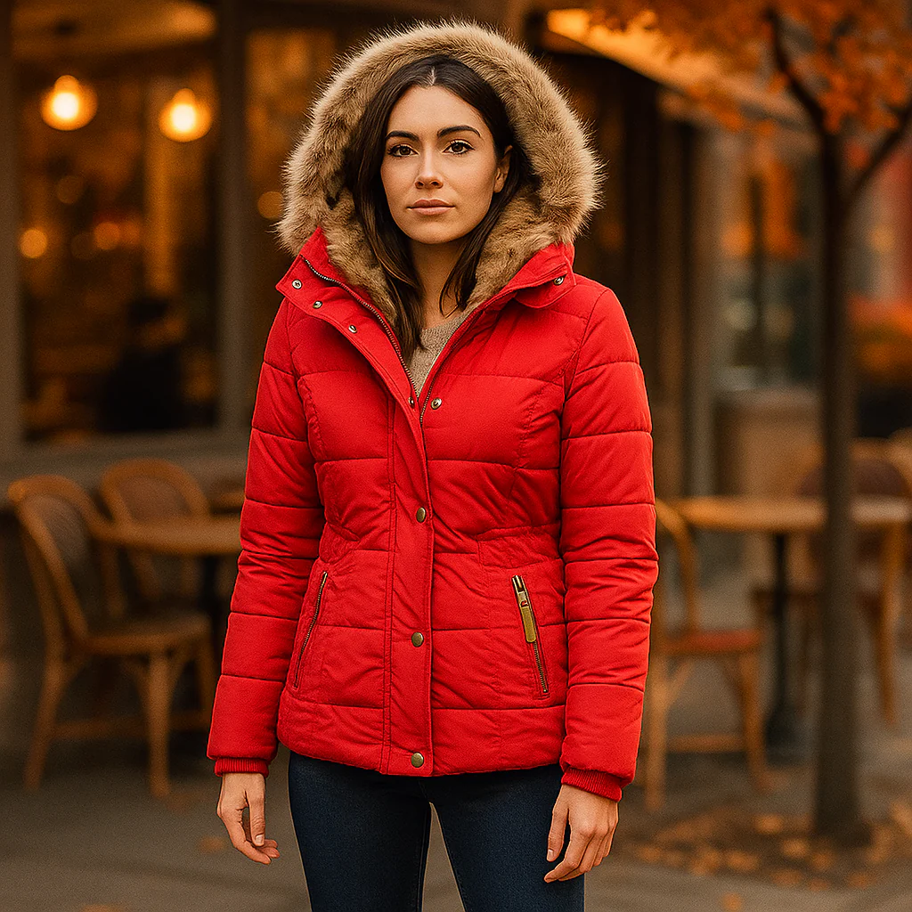 Parisfemme Wolff - Veste d'hiver femme - chaude - fourrure - doublée - Image 5