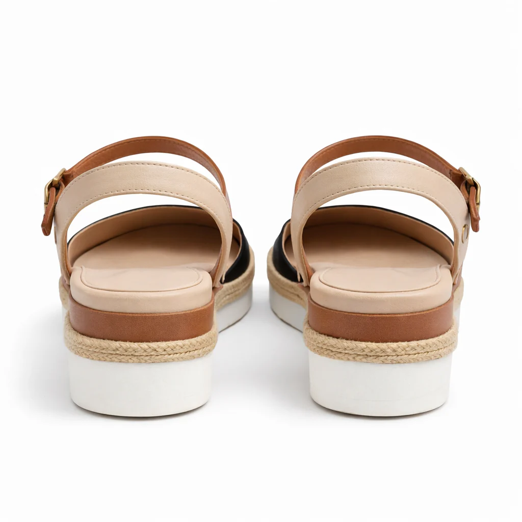 Sandales Compensées | Espadrille, Coupe Large | Plateforme Basse Confortable - Image 6
