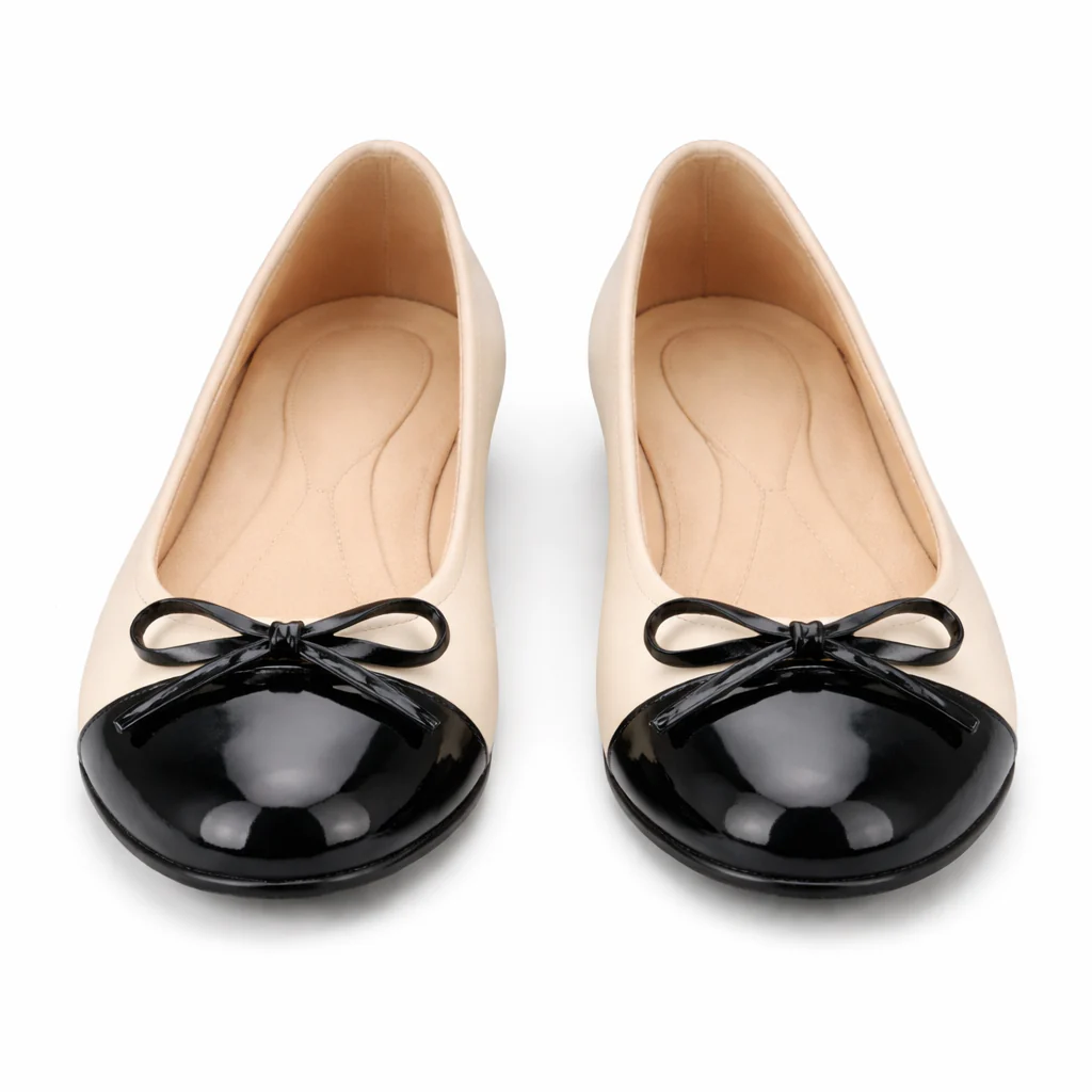 Ballerines pour femmes | Détail nœud | Semelle intérieure rembourrée, confort - Image 4