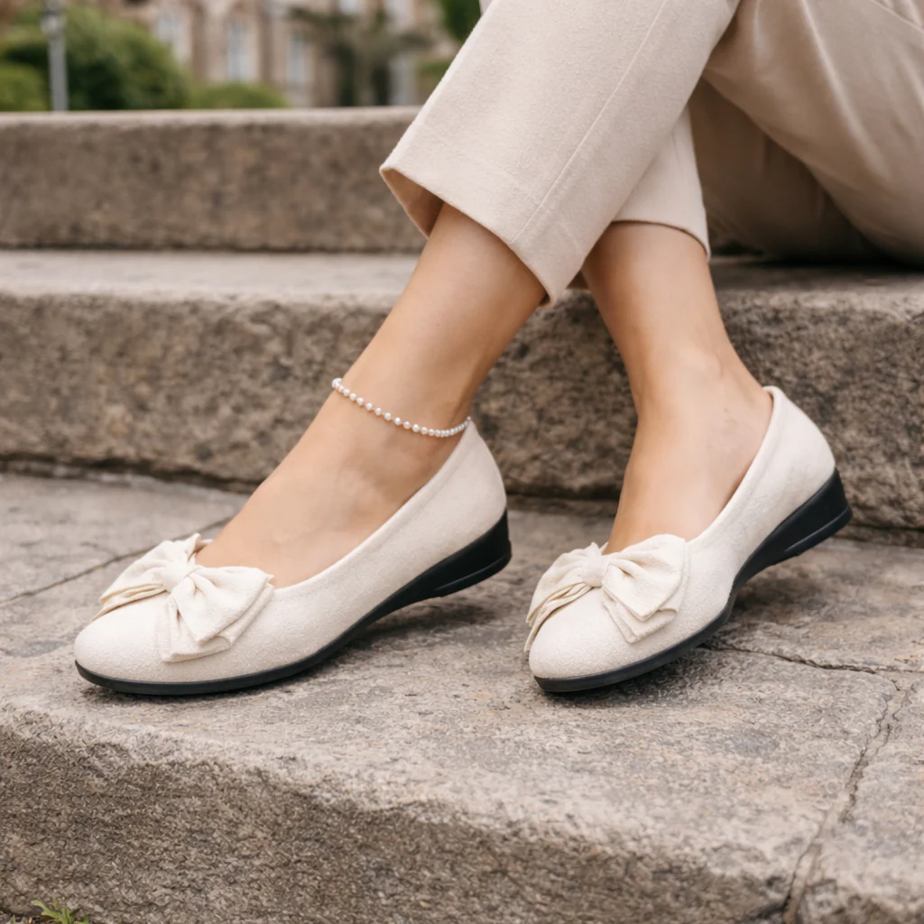 Ballerines femme | Enfiler, nœud | Style élégant - Image 5