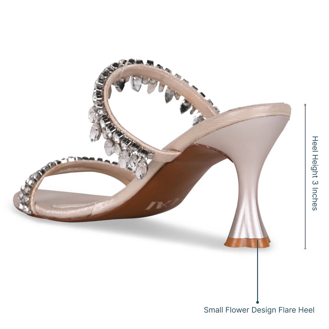 Talons Chandelier Femme | Sandales de Fête | Strass Scintillant - Image 8