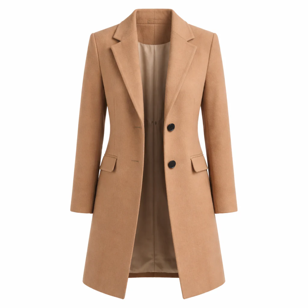 Manteau Laine Femme | Tailored Longline Hiver - Image 5