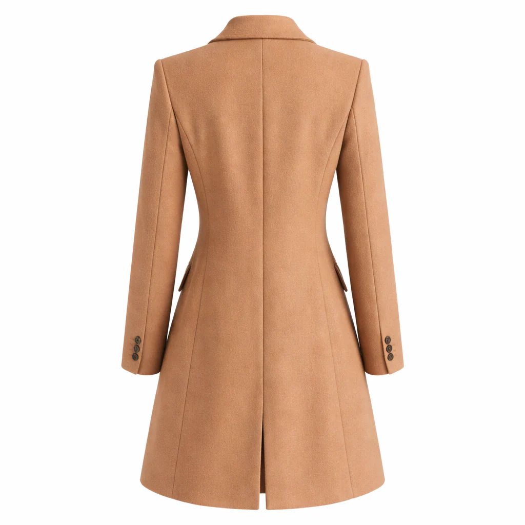Manteau Laine Femme | Tailored Longline Hiver - Image 6