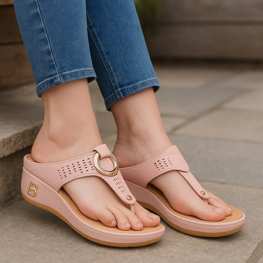Sandales Compensées pour Femmes | Élégantes, Confortables | Design Chic - Image 3