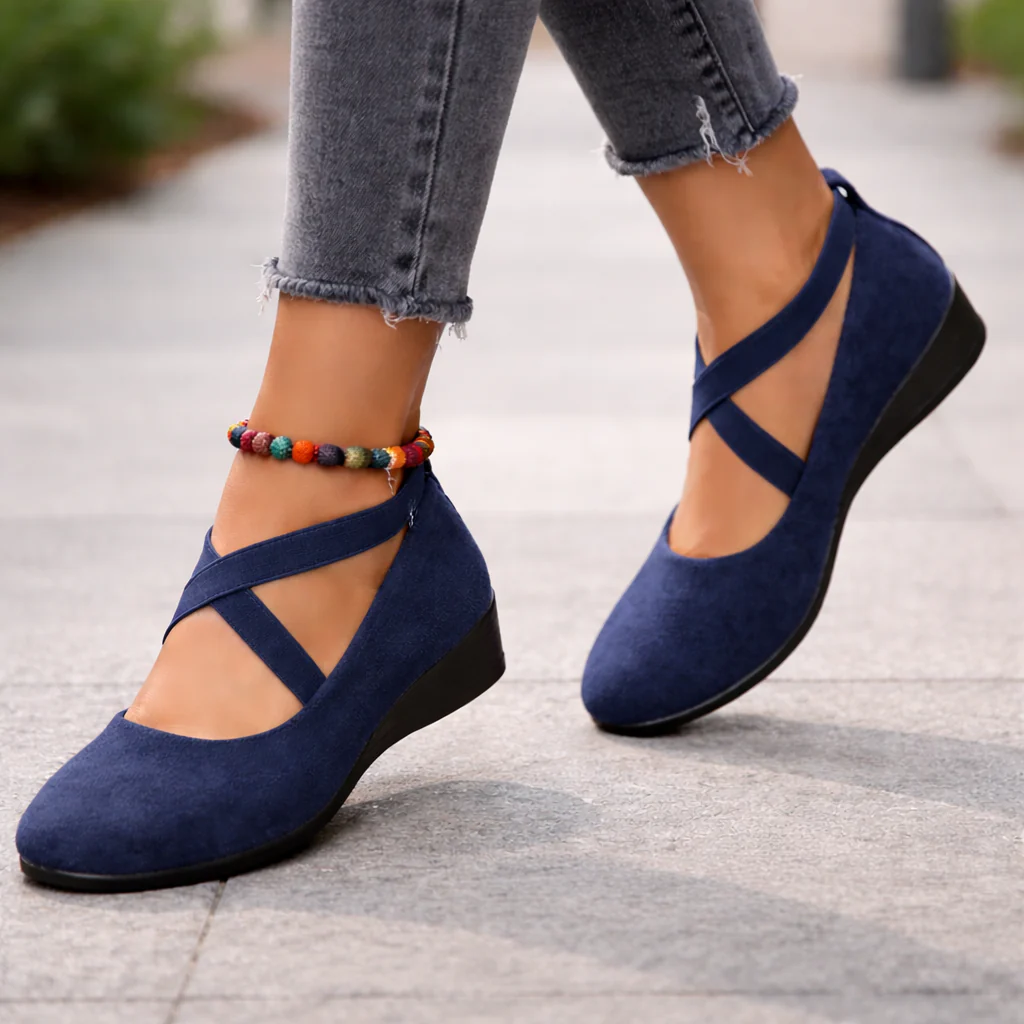 Chaussures Anabela pour femmes | Confortable élastique | Talon élégant - Image 3