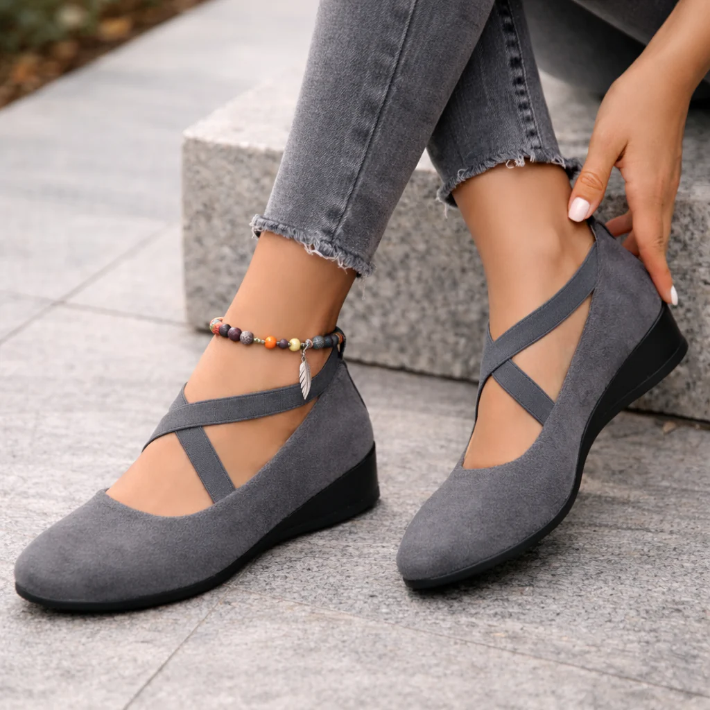 Chaussures Anabela pour femmes | Confortable élastique | Talon élégant - Image 5
