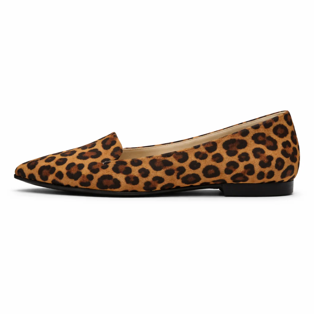 Ballerines Femme | Imprimé Léopard, Bout Pointu | Slip-On Confortable - Image 5