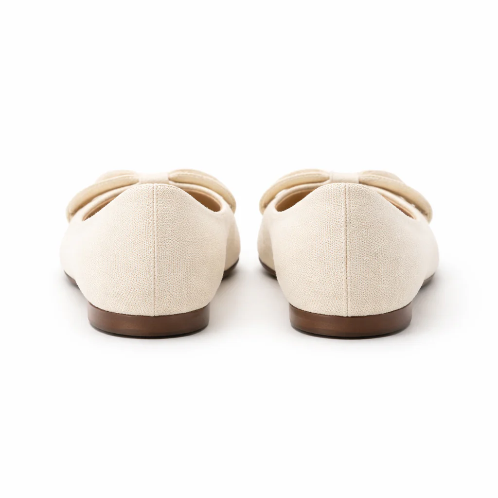 Ballerines pour femmes | Détail nœud | Glissière confortable décontractée - Image 7