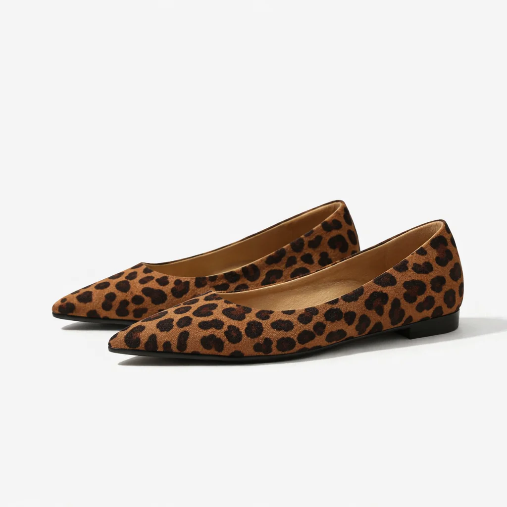 Ballerines pour femmes | Imprimé léopard | Style élégant sans lacets - Image 7