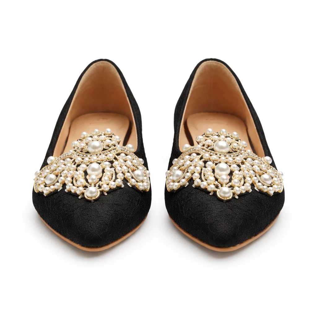 Ballerines pour femmes | Détail nacre, confort élégant sans lacet - Image 4