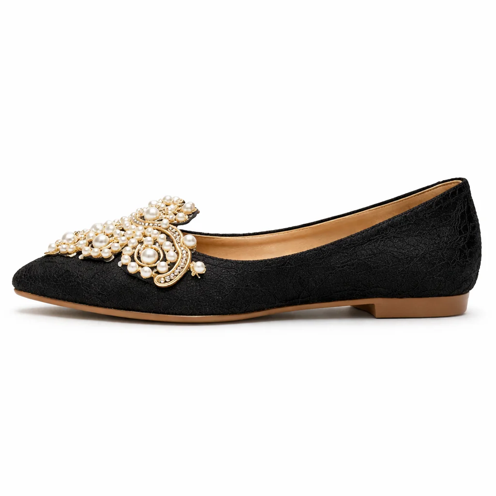 Ballerines pour femmes | Détail nacre, confort élégant sans lacet - Image 5