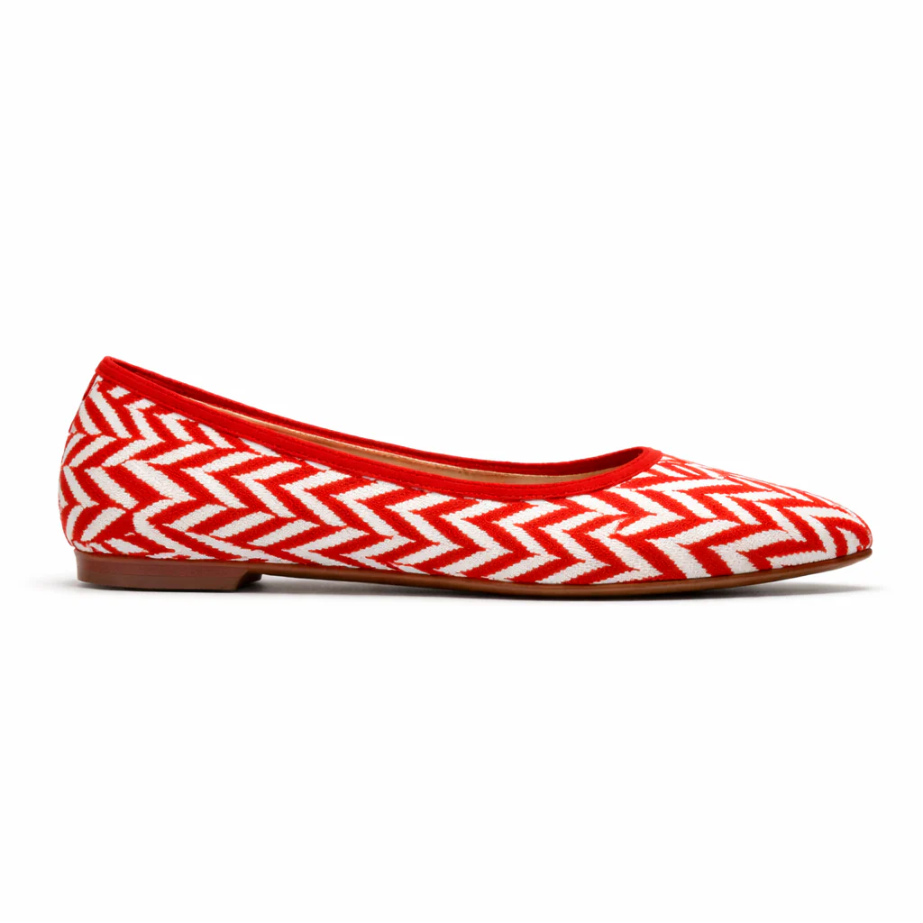 Ballerines pour Femmes | Motif Zigzag, Semelle Souple | Confort Quotidien - Image 7