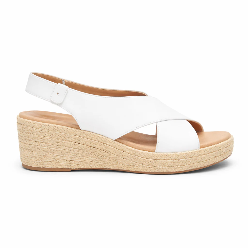 Sandales Compensées Espadrilles Femme | Lanières Croisées | Bride Arrière - Image 6