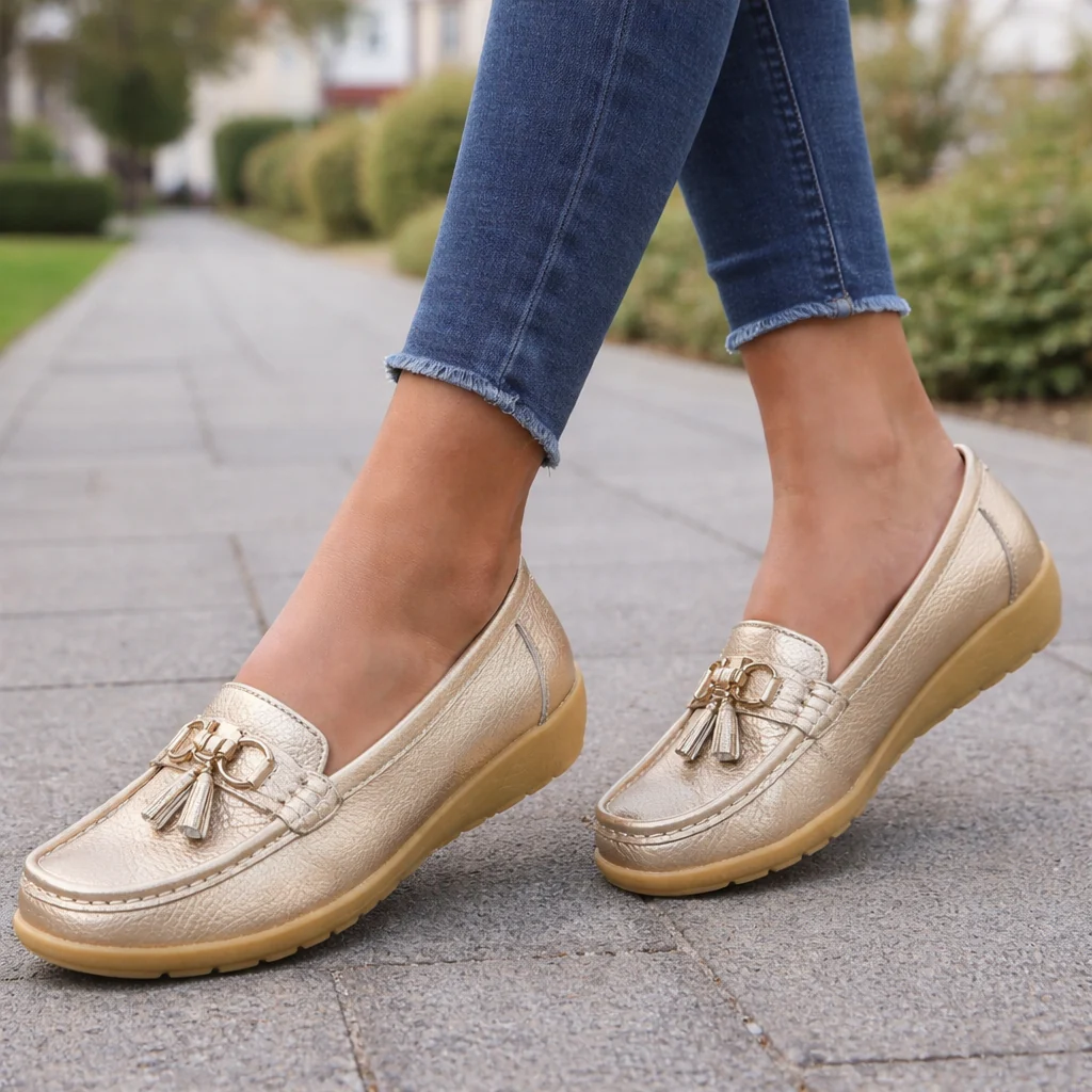 Mocassins pour femmes | Confort ergonomique | Chaussures de marche décontractées sans lacets - Image 2