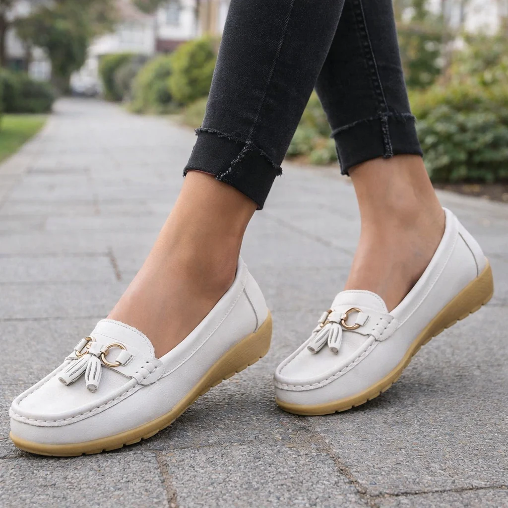 Mocassins pour femmes | Confort ergonomique | Chaussures de marche décontractées sans lacets - Image 5