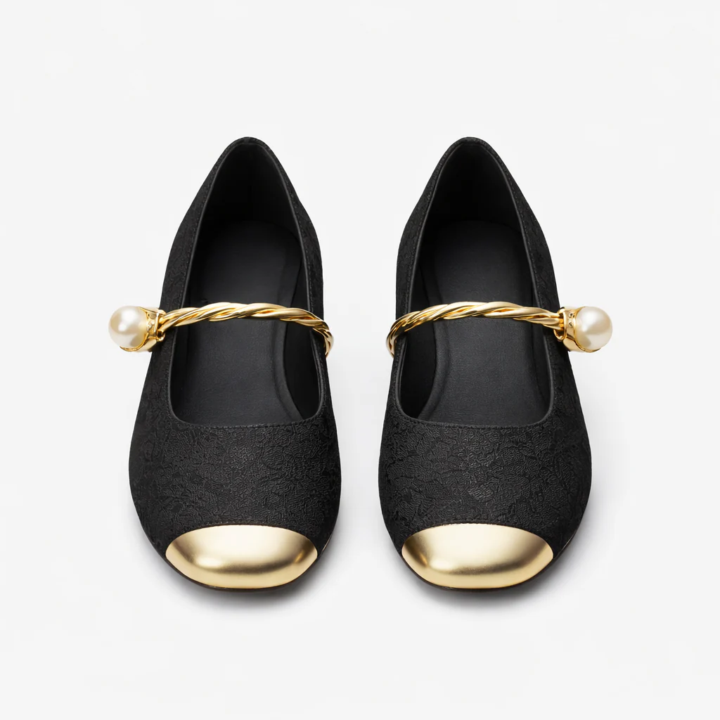 Ballerines Mary Jane pour femmes | Talon bas | Bout carré, chaussures de confort - Image 5