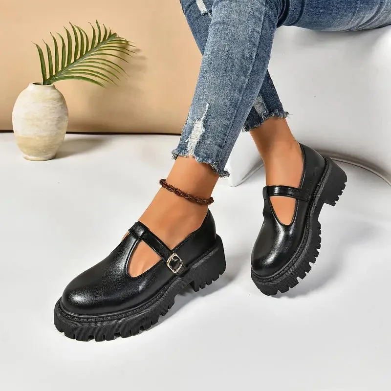 Chaussures Mary Jane | Noir | Design Orthopédique - Image 4