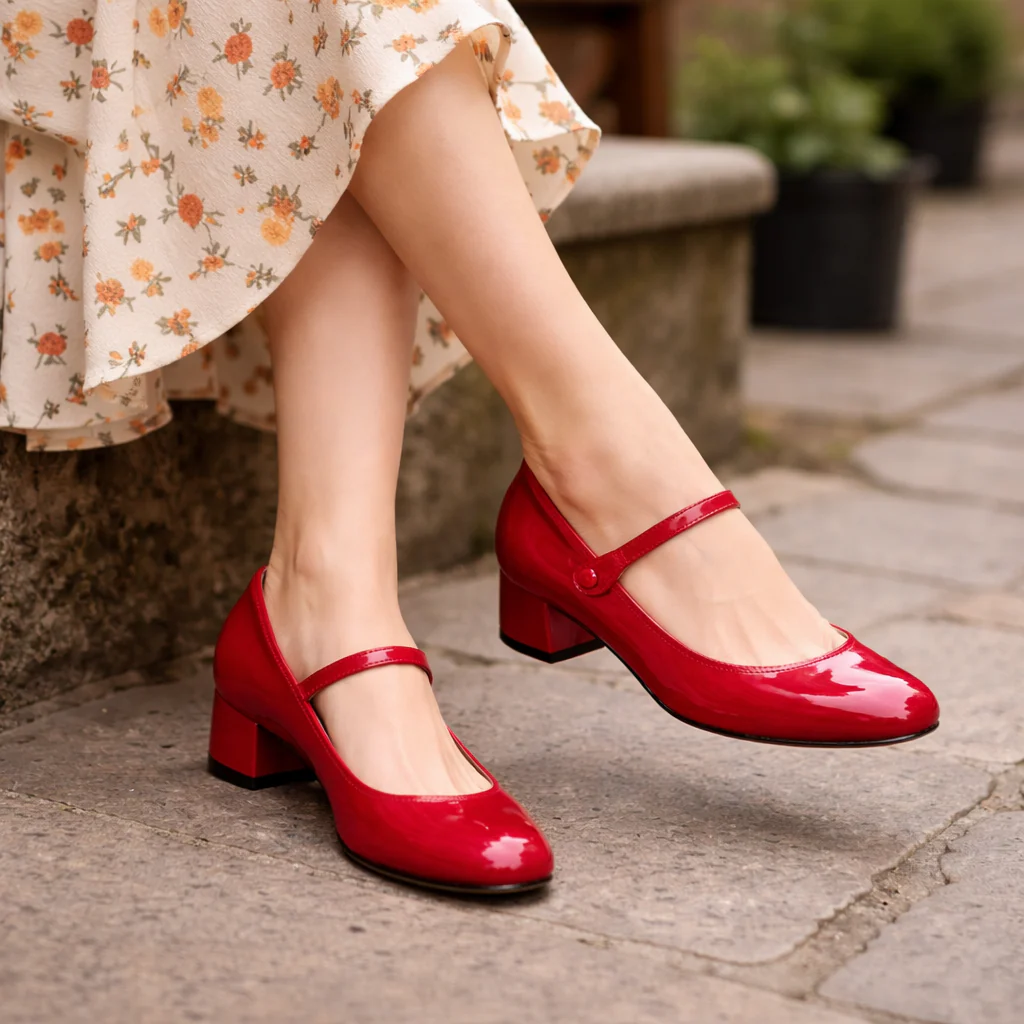 Chaussures Mary Jane pour femmes | Confort ajusté | Talon bloc, Escarpins habillés - Image 3