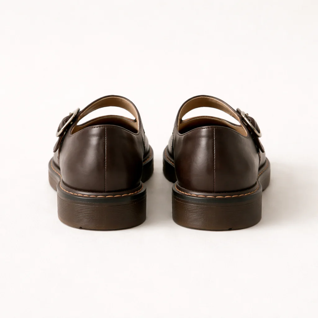 Chaussures Mary Jane pour Femmes | Cuir Plat, Style Vintage | Bride Ajustable - Image 6