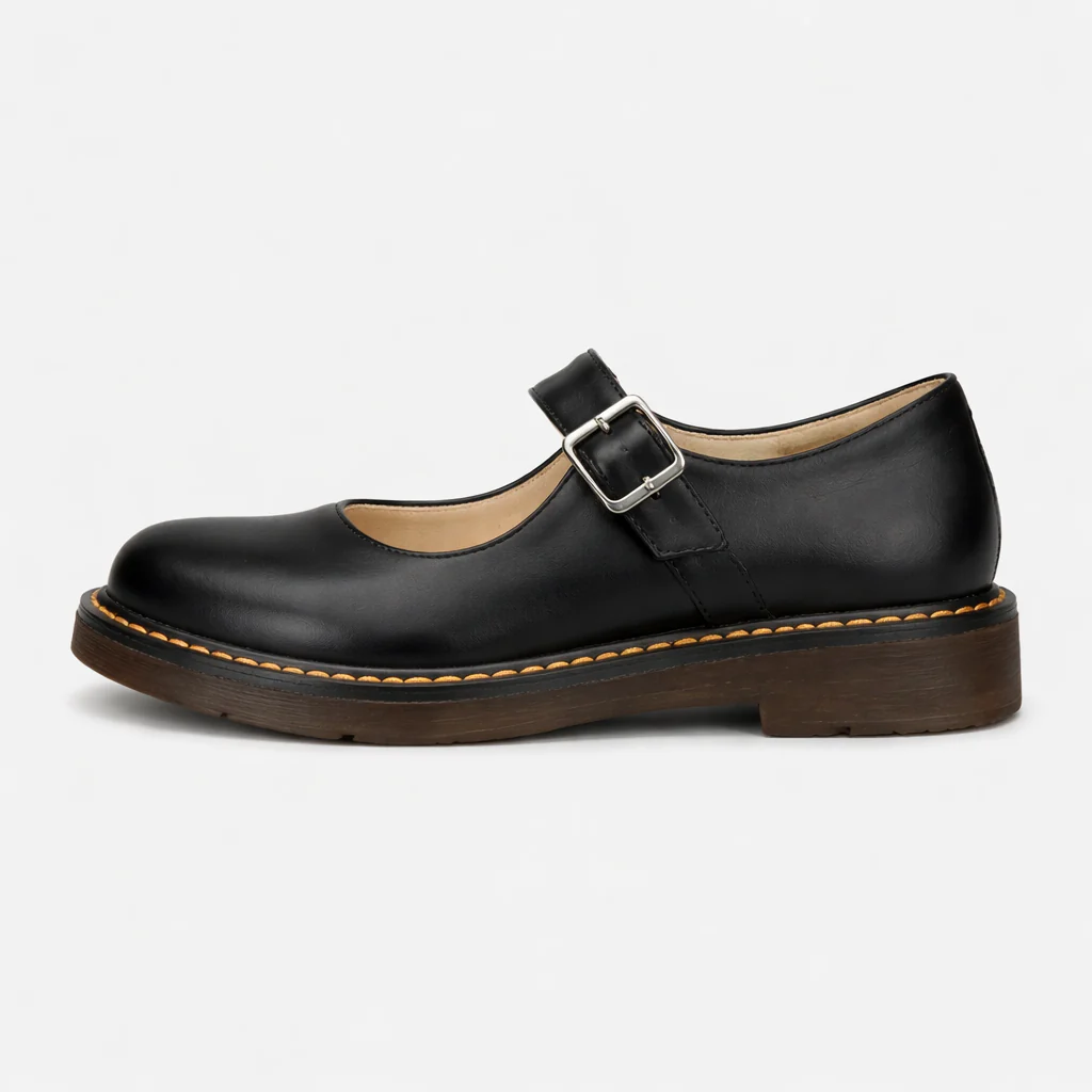 Chaussures Mary Jane pour femmes | Bout rond, sangle à boucle | Semelle confortable - Image 5