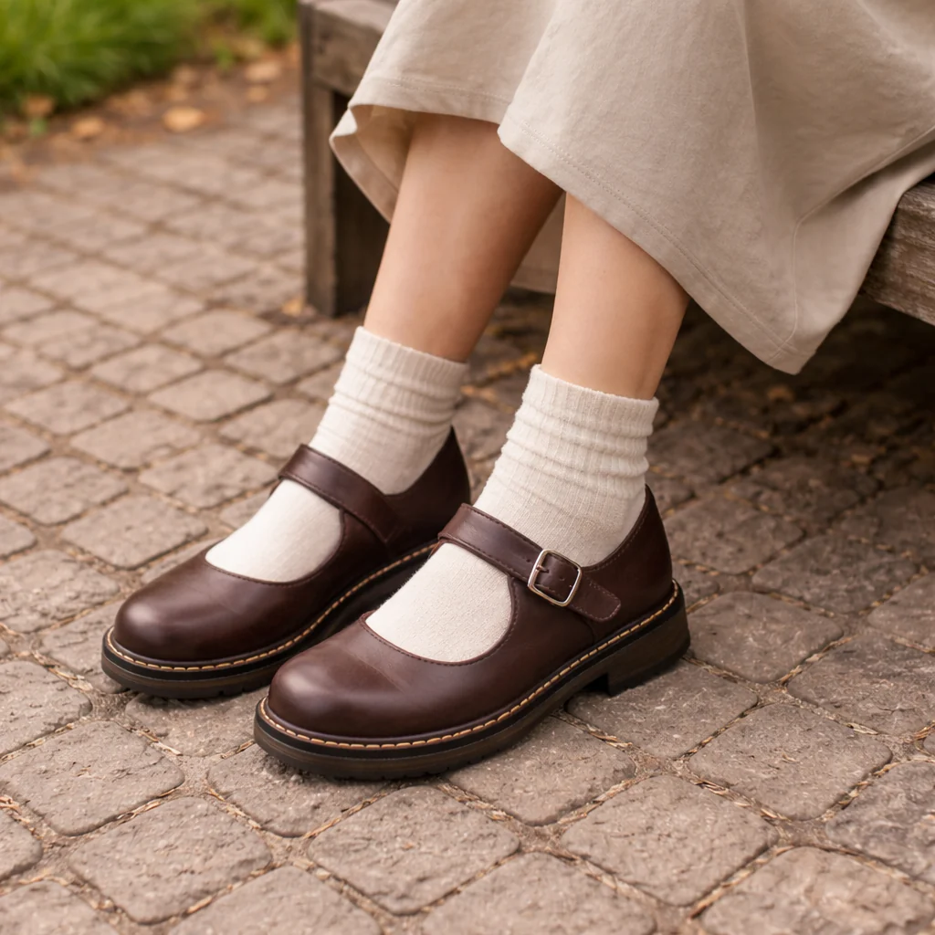 Chaussures Mary Jane Femme | Bout Rond | Bride Boucle, Talon Bas - Image 3
