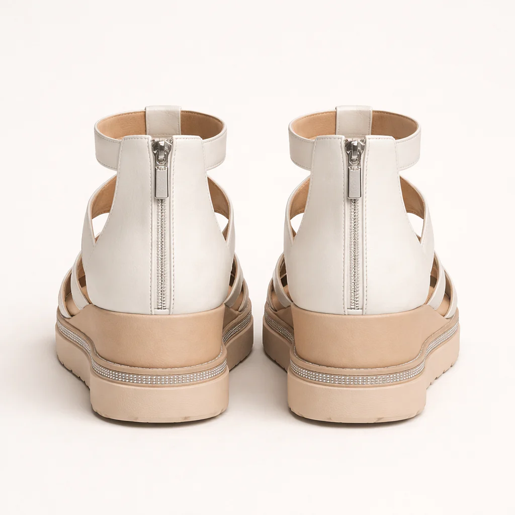 Sandales Orthopédiques Femme | Compensée, Gladiateur | Confort Rembourré - Image 7
