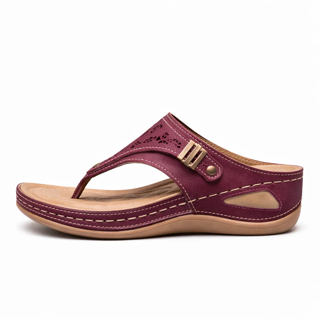 Sandales Orthopédiques Compensées Femme | Support Ergonomique, Design Élégant - Image 6