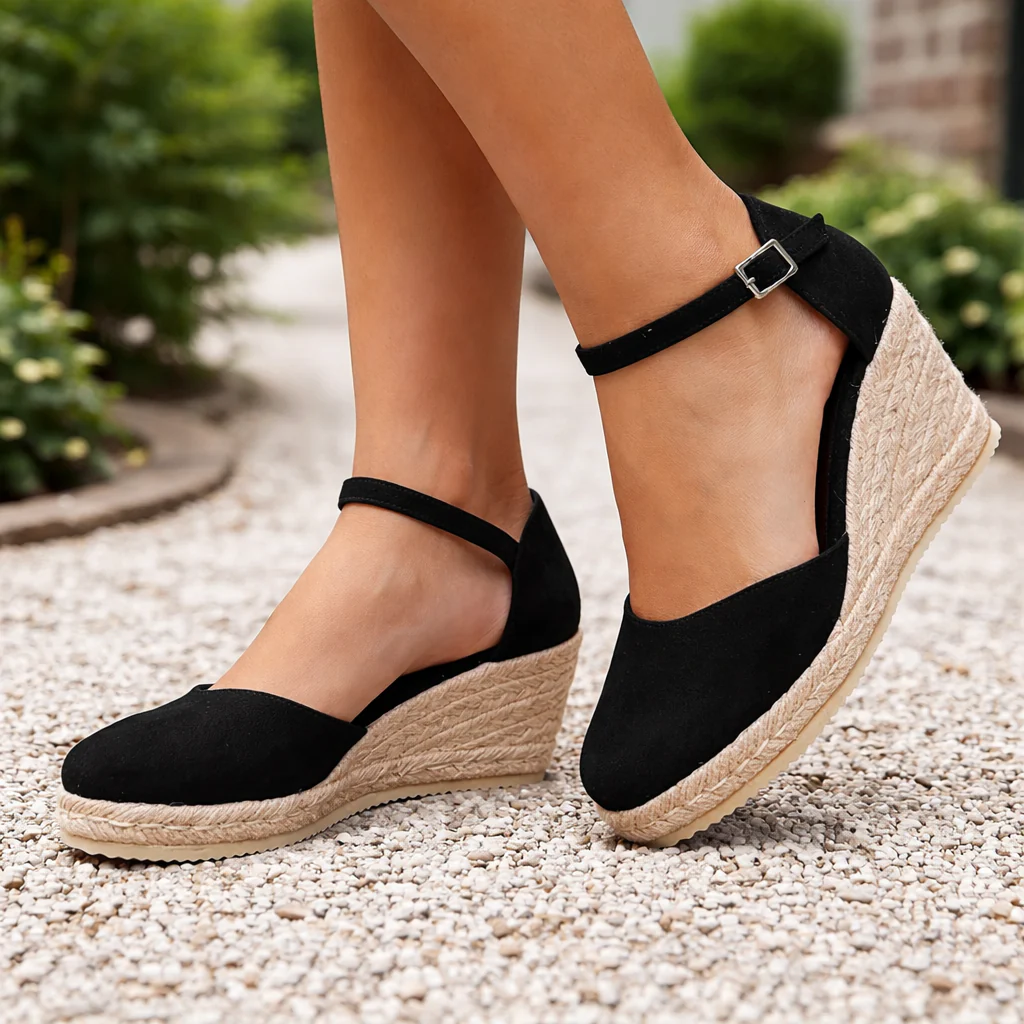 Sandales Espadrilles Compensées pour Femmes | Élégantes, Confortables