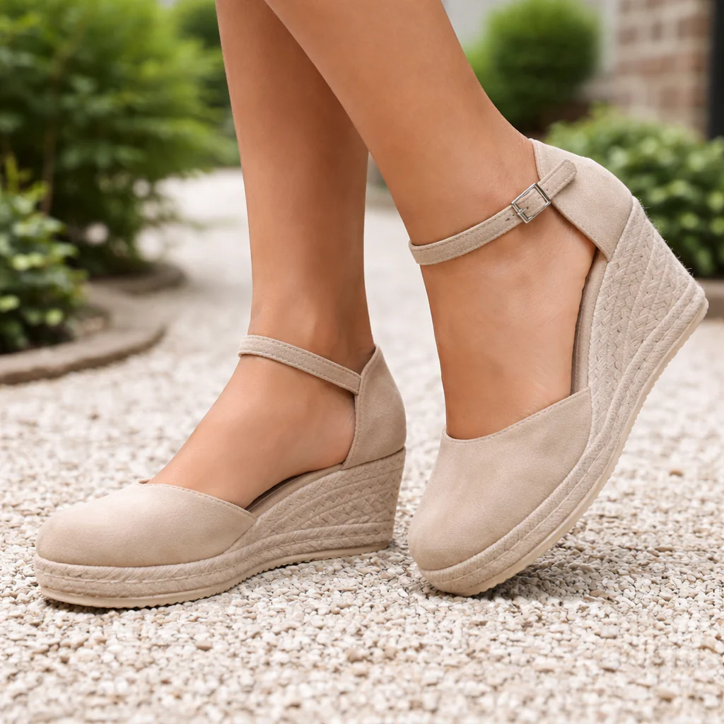 Sandales Espadrilles Compensées pour Femmes | Élégantes, Confortables - Image 2