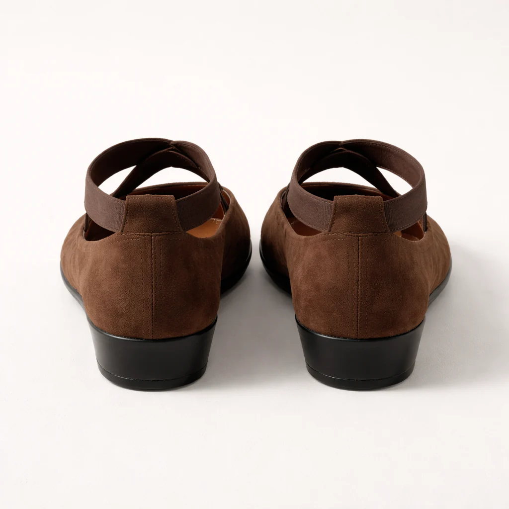 Ballerines Compensées Femme | Soutien Orthopédique, Bout Pointu, Bride Cheville - Image 7