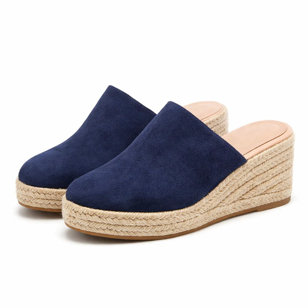 Mules Compensées Femme | Style Espadrille | Confort & Élégance - Image 5