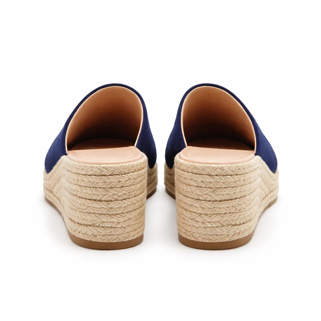 Mules Compensées Femme | Style Espadrille | Confort & Élégance - Image 6