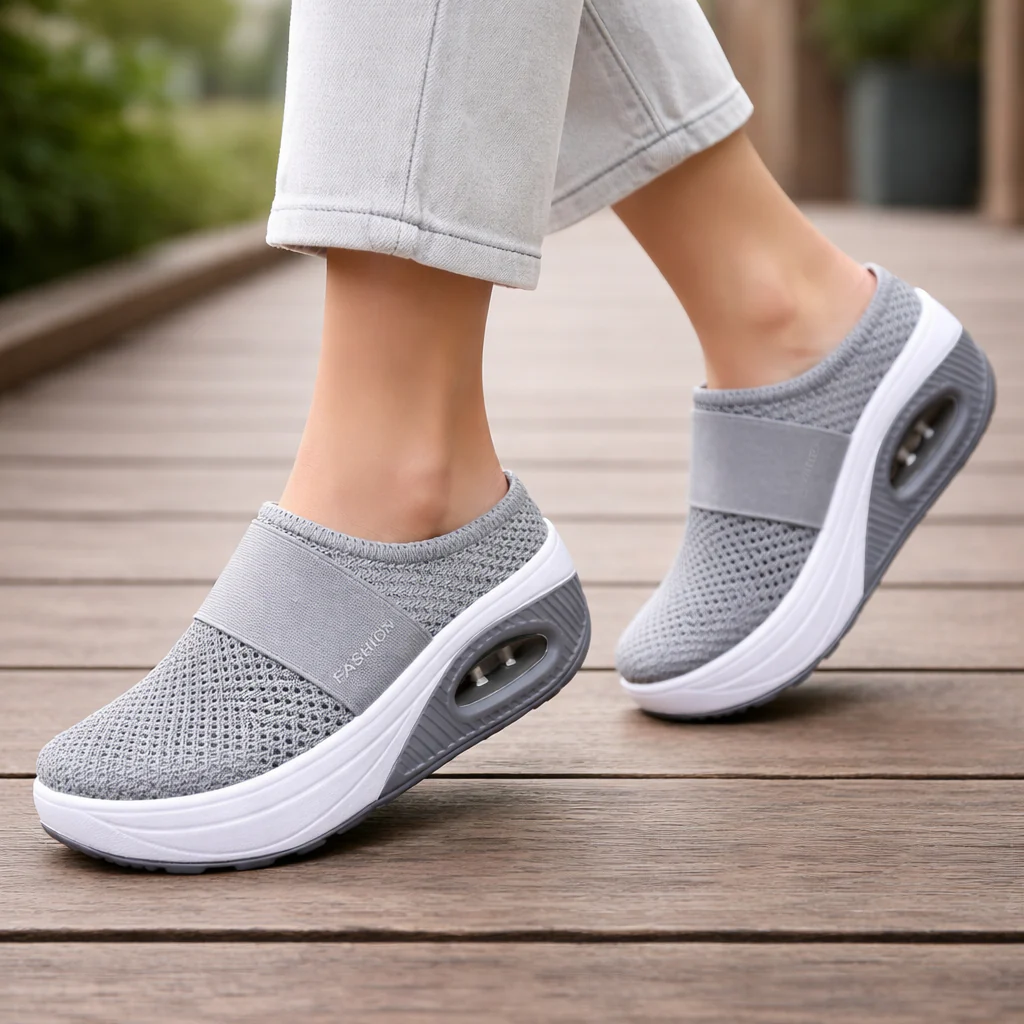Sandales Compensées Femme | Confort Orthopédique, Soutien de la Voûte | Stabilité de la Cheville - Image 4