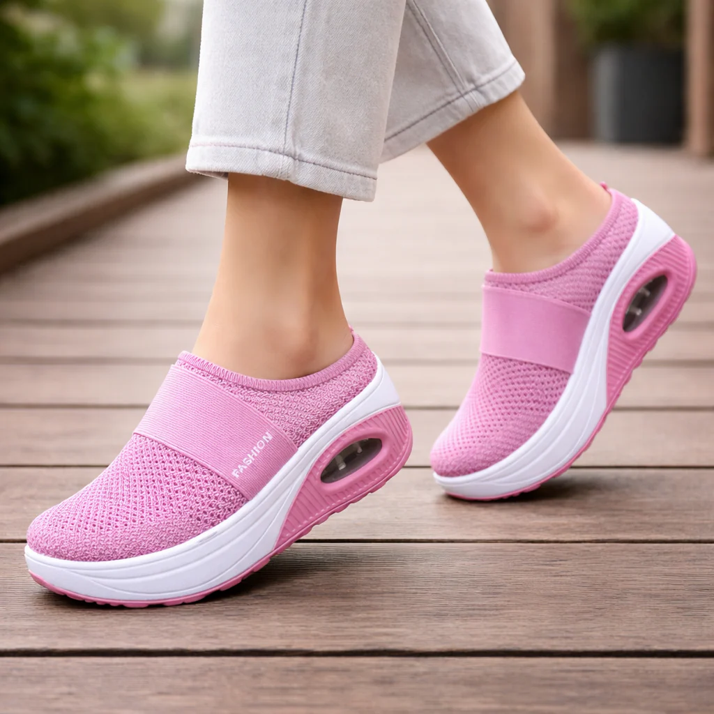 Sandales Compensées Femme | Confort Orthopédique, Soutien de la Voûte | Stabilité de la Cheville - Image 5