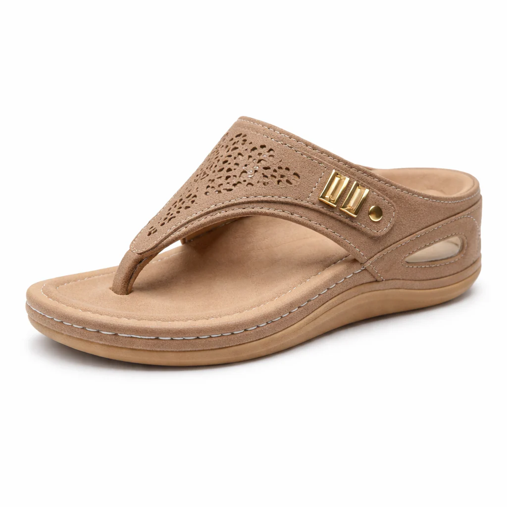 Sandales Compensées Femme | Tong | Semelle Confortable et Ergonomique - Image 7