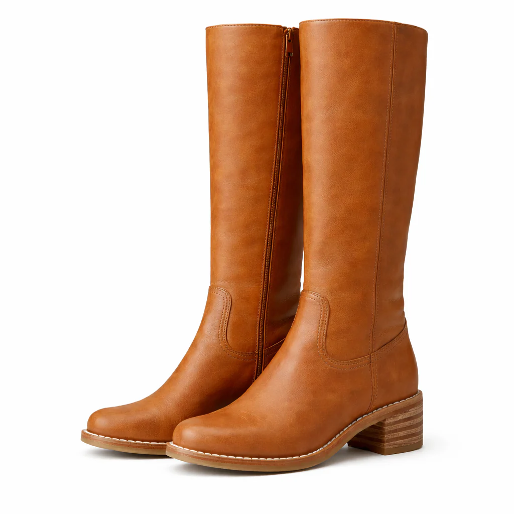 Bottes Structurées Hautes Wulfrun pour Femme | Cuir Premium - Image 7