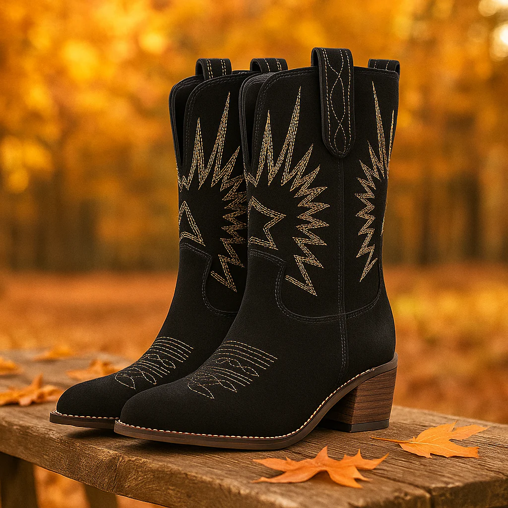 Yna – Bottes Western Brodées Vintage - Image 2