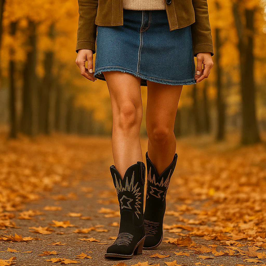 Yna – Bottes Western Brodées Vintage - Image 5